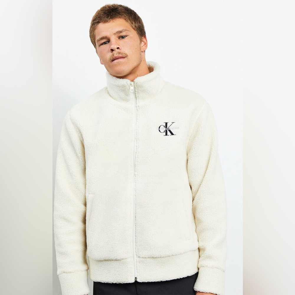 Calvin Kline Jeans Sherpa lined zip up coat/jacket